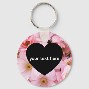 Porte-clés fleurs personnalisées