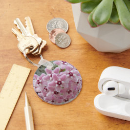 Porte-clés Fleurs Plantes roses Hoya Floral