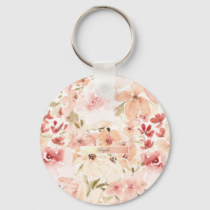 Porte-clés Fleurs printanières florissantes