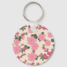 Porte-clés Fleurs Roses Fille Assez Mignonne