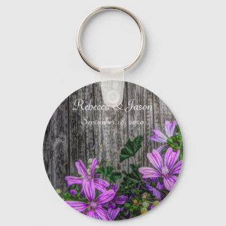 Porte-clés Fleurs rustiques De Pays Sur La Barne