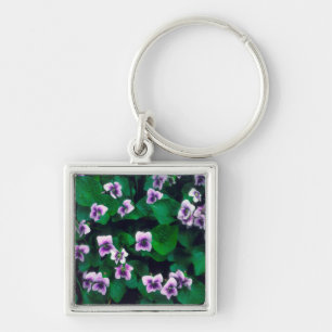Porte-clés Fleurs sauvages dans la forêt