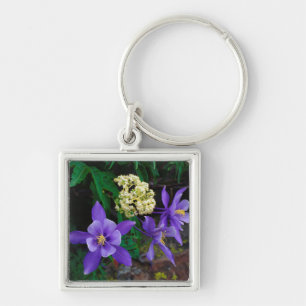 Porte-clés Fleurs sauvages de colombine mutante