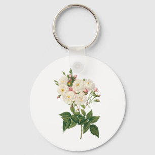 Porte-clés Fleurs Vintage Floral Blush Noisette Rose Redoute