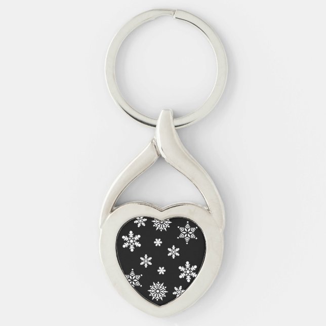 PORTE-CLÉS FLOCONS D'HIVER (Devant)