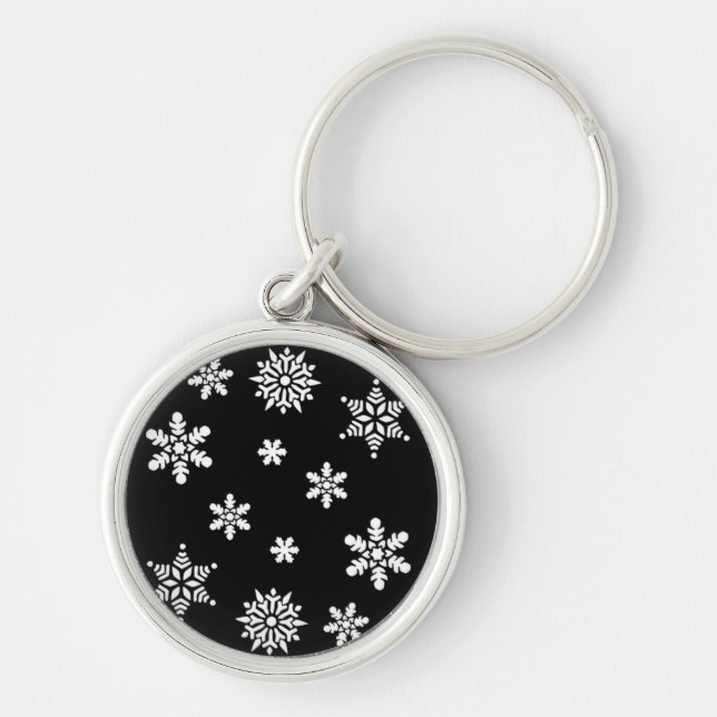 PORTE-CLÉS FLOCONS D'HIVER (Devant)