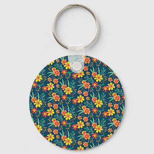 Porte-clés Floral Arrière - plan Belle conception-46566