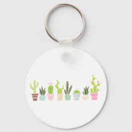 Porte-clés Floral Cactus Plantes