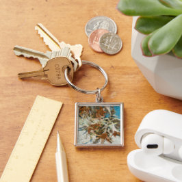 Porte-clés Floral exotique