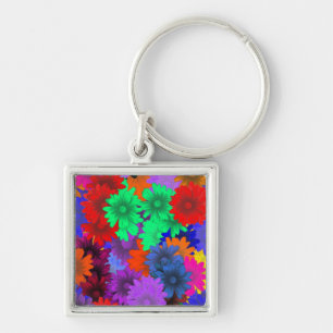 Porte-clés Floral multicolore