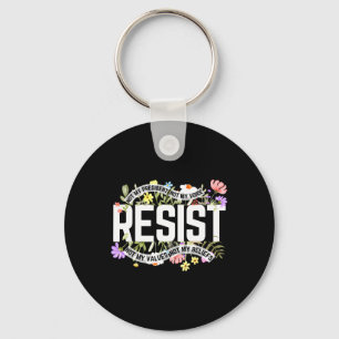 Porte-clés Floral ne résiste pas à mon Président anti