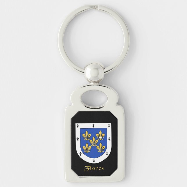 Porte-clés Flore Bouclier historique (Devant)