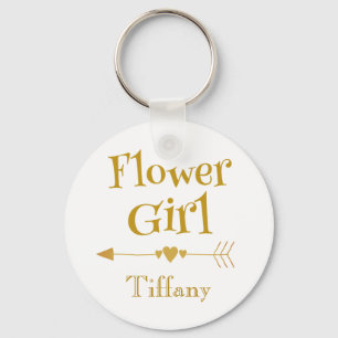 Porte-clés Flower Girl Love