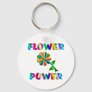 Porte-clés Flower power