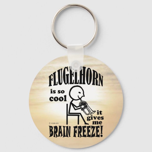 Porte-clés Flugelhorn, Gel du cerveau (Recto)