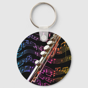 Porte-clés Flute is my Passion_