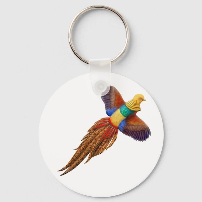 Porte-clés Flying Golden Pheasant Porte - clé (Recto)