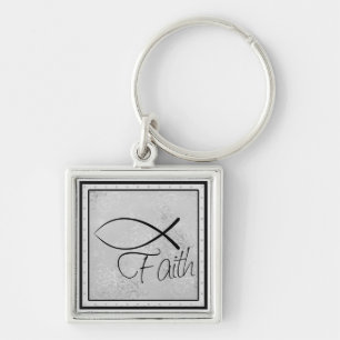 Porte-clés Foi et poissons de Jésus (Ichthus)