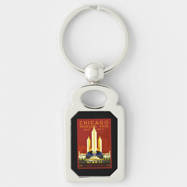 Porte-clés Foire mondiale de Chicago, 1933, (Devant)