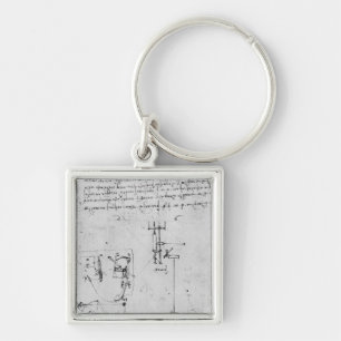 Porte-clés Fol. 46v, du codex Forster III, 1480s-1494