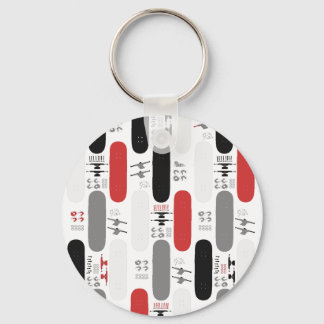 Porte-clés Folie de skateboard (GRB)