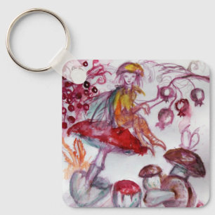 Porte-clés FOLLET MAGIQUE DE CHAMPIGNONS Imaginaire Floral Ro