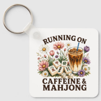 Porte-clés Fonctionne à la caféine et au Mahjong