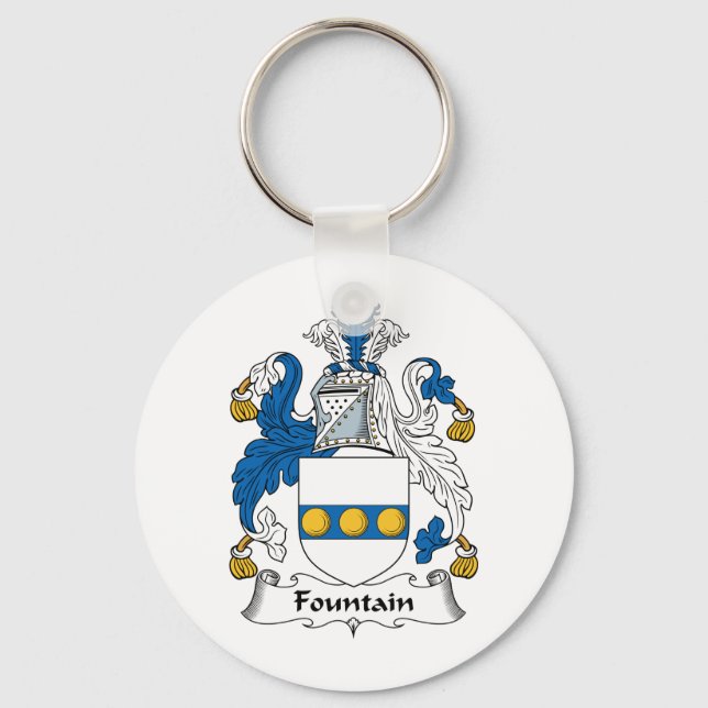 Porte-clés Fontaine Famille Crest (Recto)