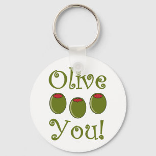 Porte-clés Foody Olive You