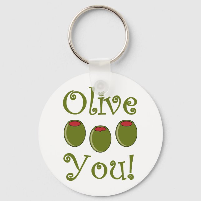 Porte-clés Foody Olive You (Recto)