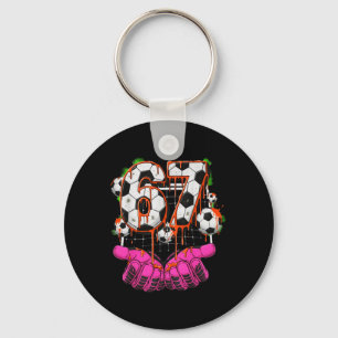 Porte-clés Football 67 Six Seven Drôle Gen Alpha Meme Drip Ga