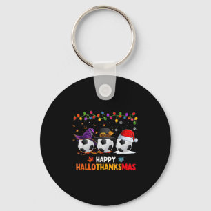 Porte-clés Football Halloween Thanksgiving Xmas Joyeux Hallot