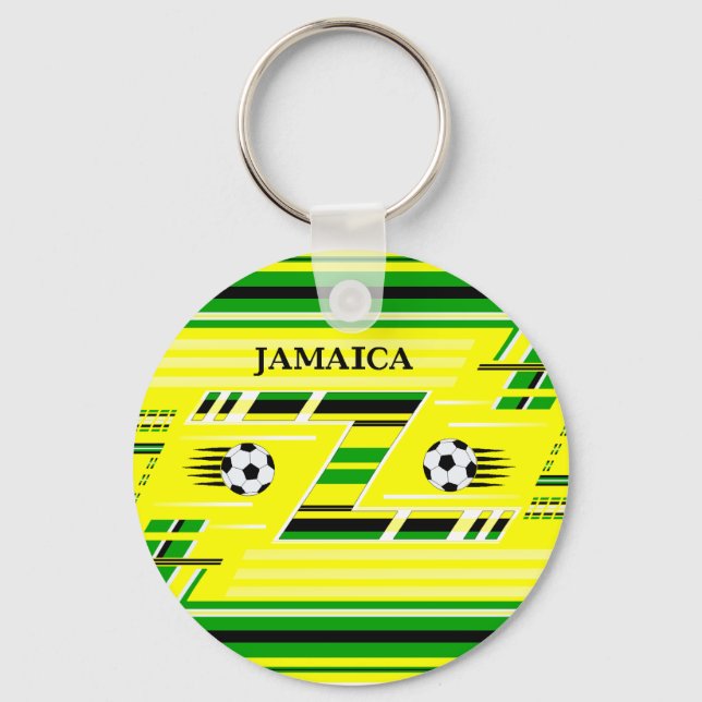 Porte-clés Football jamaïcain (Recto)