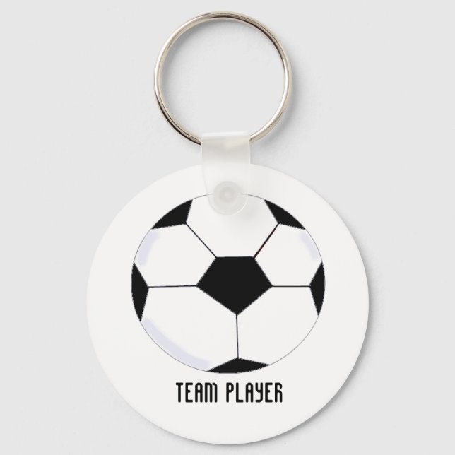 Porte-clés Football - Joueur d'équipe (Recto)
