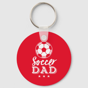Porte-clés Football Papa Fier Père du joueur de football