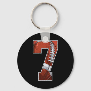 Porte-clés Football Septième 7e Anniversaire Garçon 7 Sept An