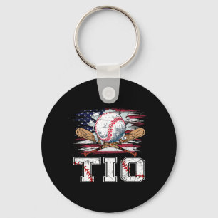 Porte-clés Football T-ball Tio Drapeau Américain Fier Bal Tio