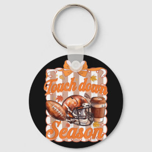 Porte-clés Football Touchdown Season, Fall Football Coquette,