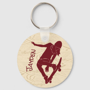Porte-clés For Skateboarders Skateboarding Graphic