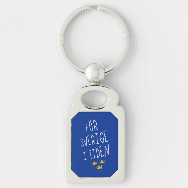 Porte-clés För Sverige i Tiden Keyring, Suède Moto (Devant)