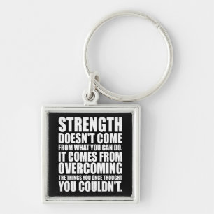 Porte-clés Force - Mots Motivationnels