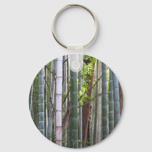 Porte-clés Forêt géante japonaise de bambou, Sagano, Kyoto, J