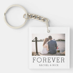 Porte-clés Forever Love Photo Porte - clé personnalisé