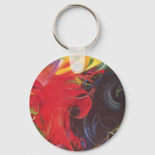 Porte-clés Formes de combat par Franz Marc, Vintage Fine Art