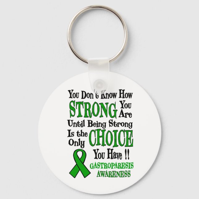 Porte-clés Forte/Choix...Gastroparesis (Recto)