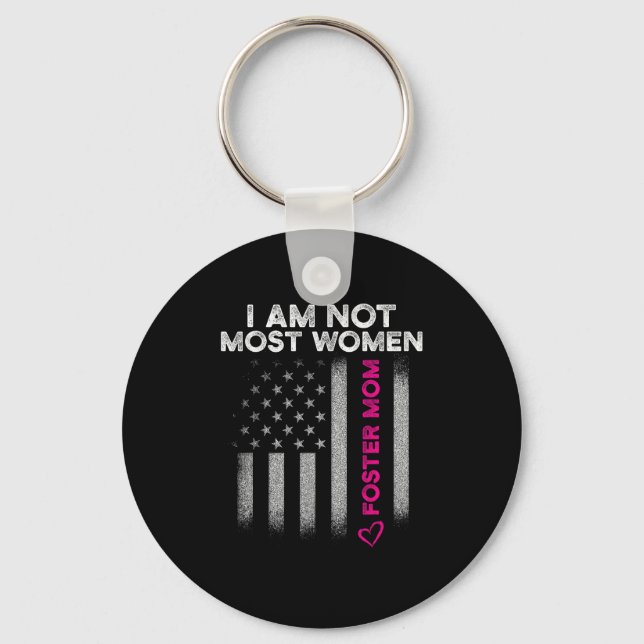 Porte-clés Foster Parent Mom Most Women Foster Care  (Recto)