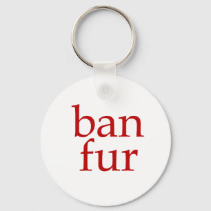 Porte-clés Fourrure d'interdiction