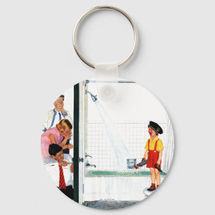 Porte-clés Foverflowing tub