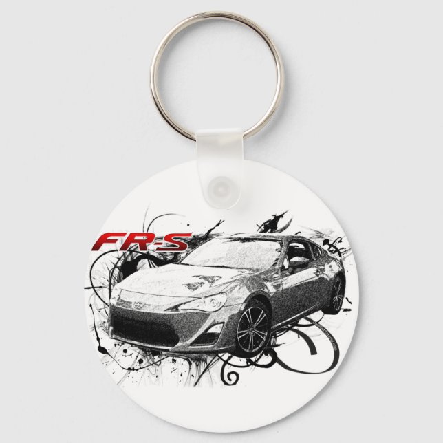 Porte-clés FR-S en tourbillons (Recto)