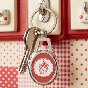 Porte-clés Fraise